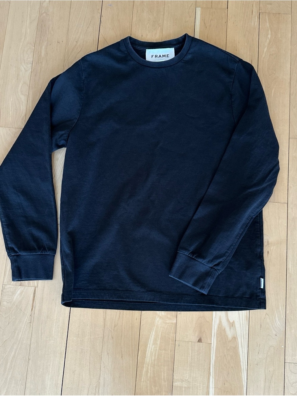 Frame Denim Black Crewneck Sweatshirt Men’s Medium